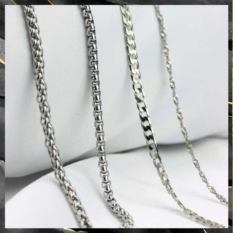 Sweet Heart Chain - Silver 18”