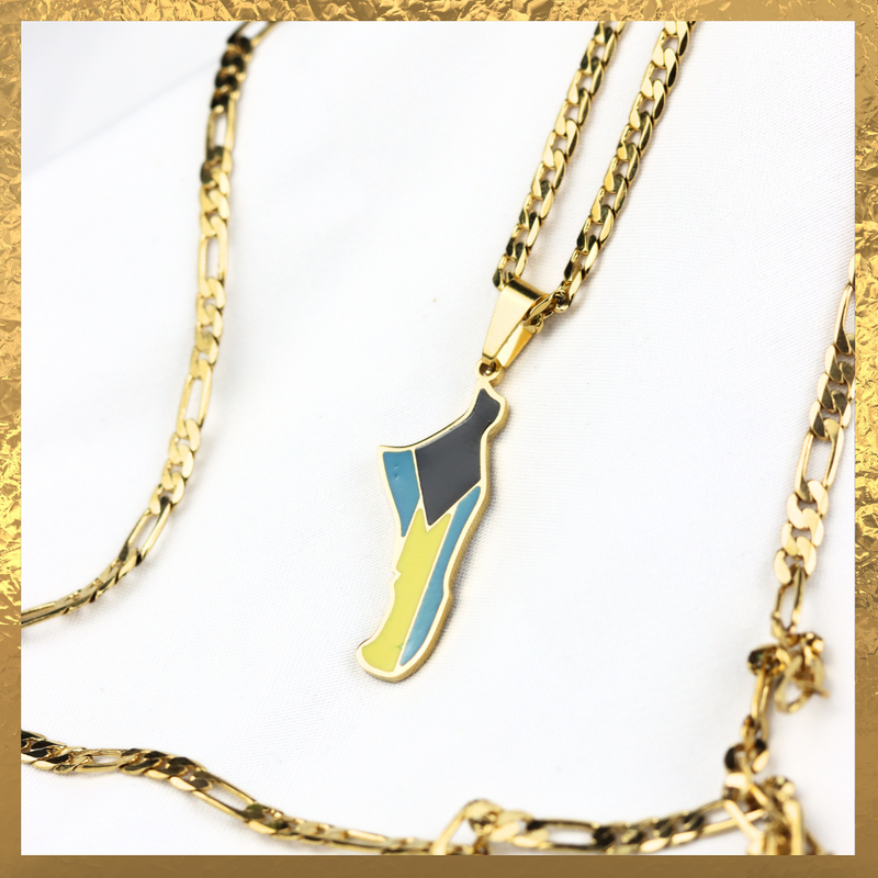 Bahama Flag Andros Necklace Charm