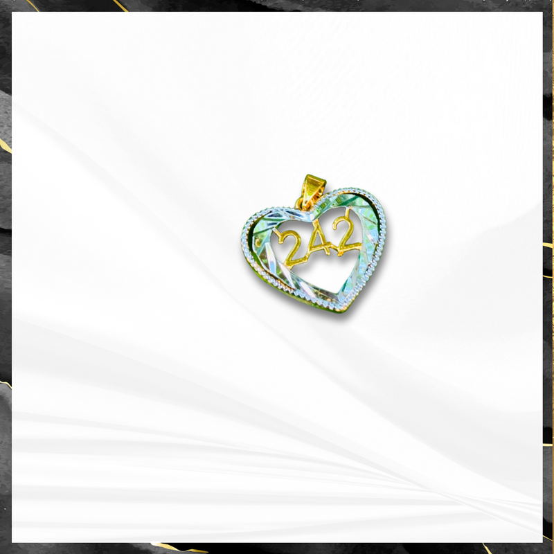 242 Love Necklace Charm