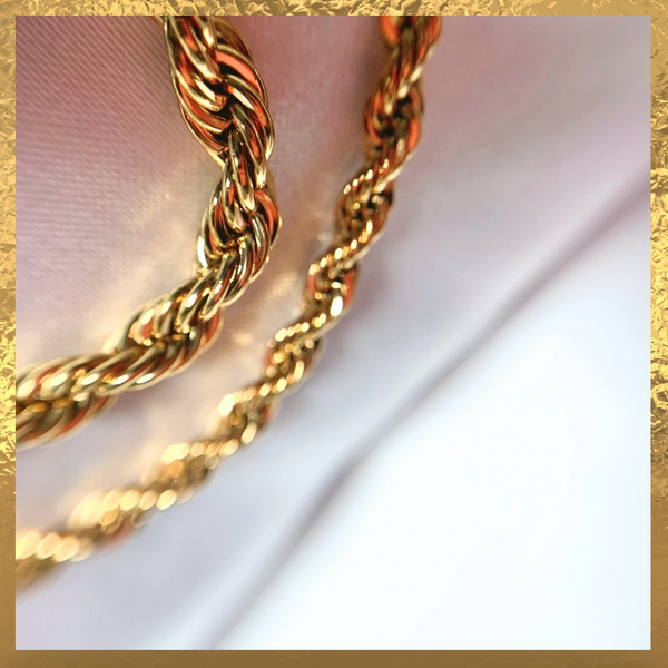 Rolle chain - Gold 3mm 24”